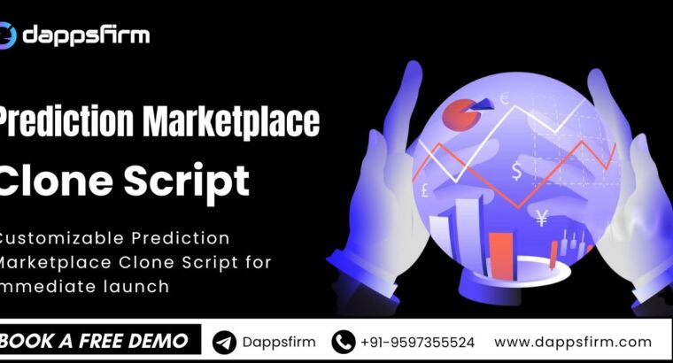 Decentralized Prediction Marketplace Clone Script for Accurate Forecasts
