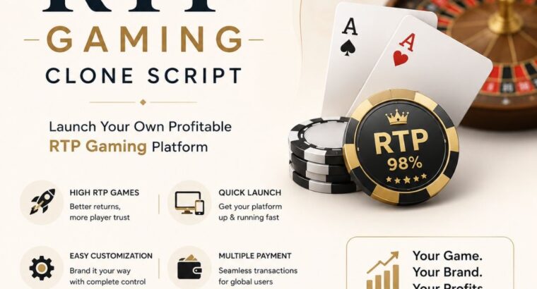 Technical Benefits of Using RTP Gaming Clone Script in iGaming Platforms