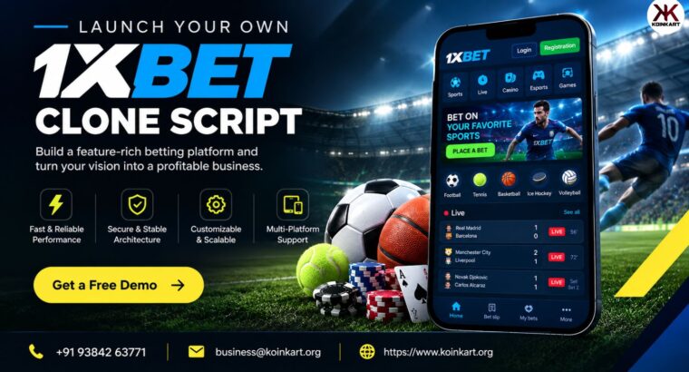 1xBet Clone App for Launching Your Own Sports Betting Platform