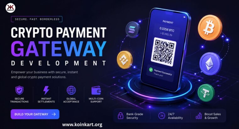 Grow Globally with a Fast, Secure & Reliable Crypto Payment Gateway