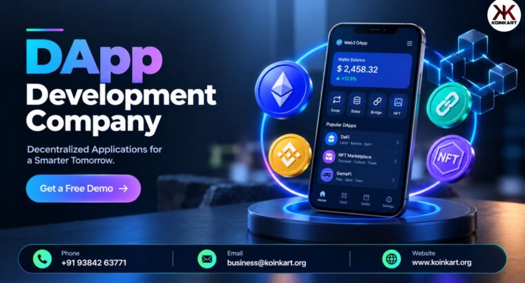 DApp Development Company for Decentralized Web3 Projects