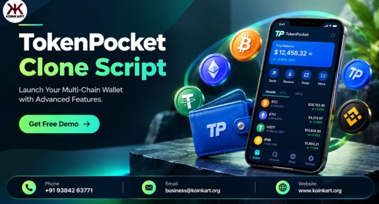 Launch Your Web3 Platform with TokenPocket Clone App