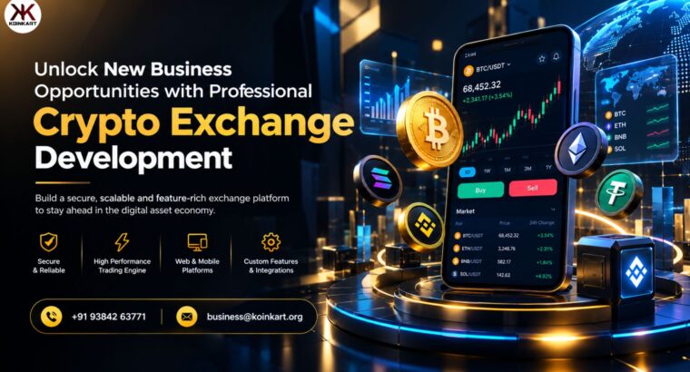 Unlock New Business Opportunities with Professional Crypto Exchange Development