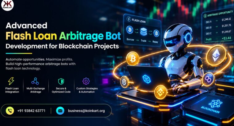 Advanced Flash Loan Arbitrage Bot Development for Blockchain Projects